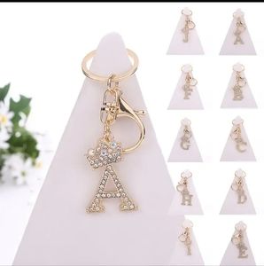 Keychain Letter A With Crown Keyrings